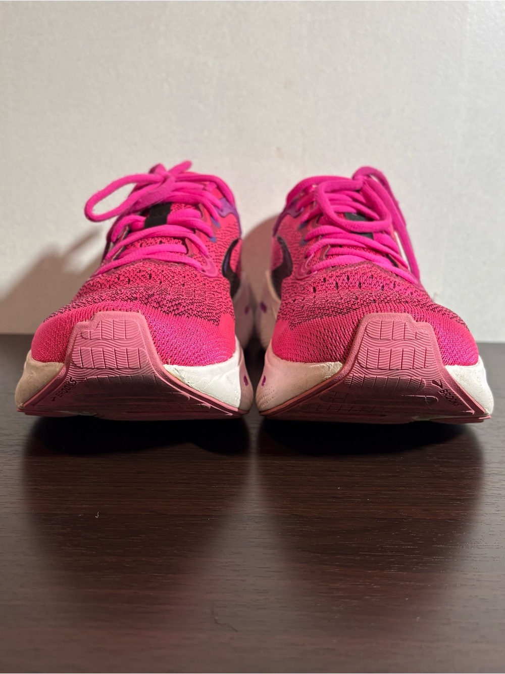 Brooks Ghost Max Shoes Womens Size 9 B Pink Mesh Running Sneakers - Picture 6 of 9